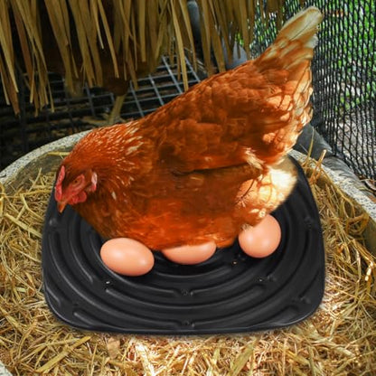 Toyvian Chicken Nesting Pads 4 Pack Washable Egg Laying Mats for Chicken Coop Soft Sponge Nest Box Liners Non Rolling Nest Pads for Poultry Care 12.00 X 12.00 X 0.39 in
