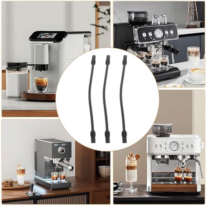 Milk Tube Hose,Coffee Machine Milk Frother Hose Set Food Grade Silicone Replacement for Fully Automatic Coffee Machine (B) - size: B