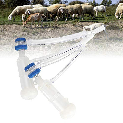 Fdit Goat Sheep Milker Machine Parts Goat Milking Machine Replacement Milker Claw Kit Milking Teat Cup