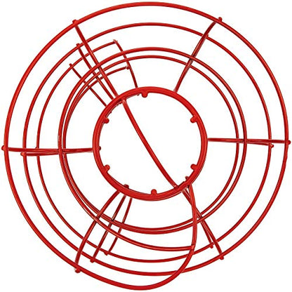 Egg Skelter Deluxe – Modern Spiraling Dispenser Rack, Red, Stylish Kitchen Storage for Eggs - color: Red