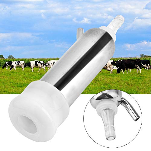 Electric Milking Machine,Stainless Steel Cup Shell & Inflation Liner Milk Pulse Controller for Farm Electric Cow Milking Machine, Milking Machine for Goats Cows