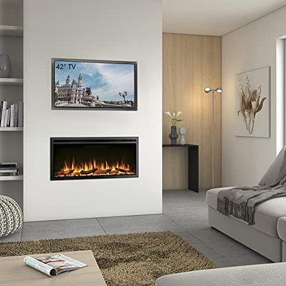 LegendFlame 40" W Austin in Wall Recessed & Wall Mounted Electric Fireplace (EF286A) - size: 40"