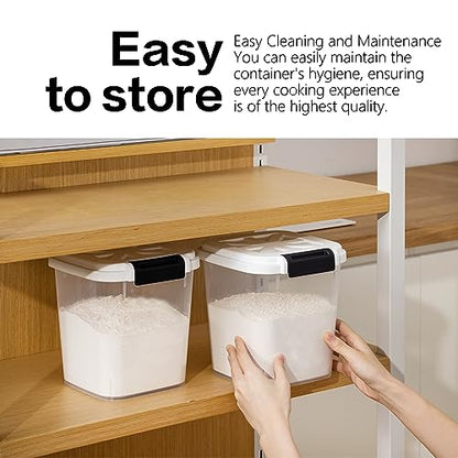 Rice Container - Flour Rice Dispenser 20lbs/10kg/10.6qt Food Grain Cereal Bins Pet Food Storage Laundry Pods Container for Household Pantry Organization (20lbs) - color: 10KG