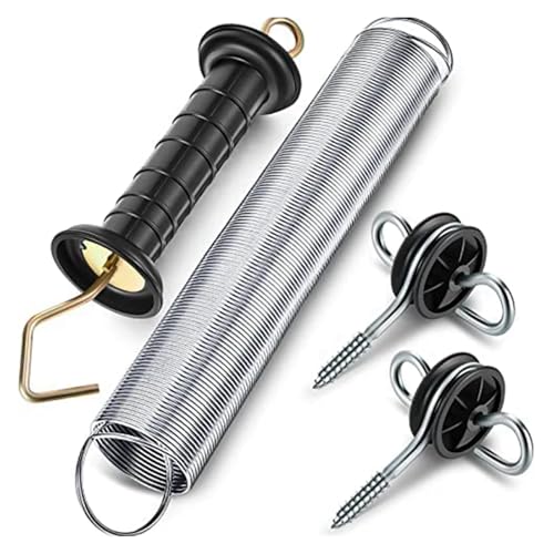 4 Pieces Electric Fence Gate Handle Kit Anchors Spring