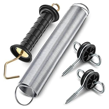 4 Pieces Electric Fence Gate Handle Kit Anchors Spring
