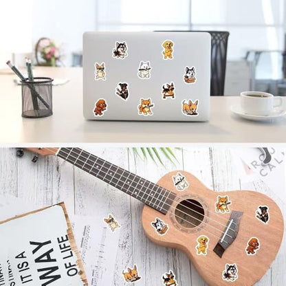 1000 Pcs Dogs Stickers Bulk 2 Roll 1 Inch,Funny Puppy Pet Stickers for Boys Girls.Cute Animal Sticker Pack for Book Water Bottles Laptop - color: Cute Dog