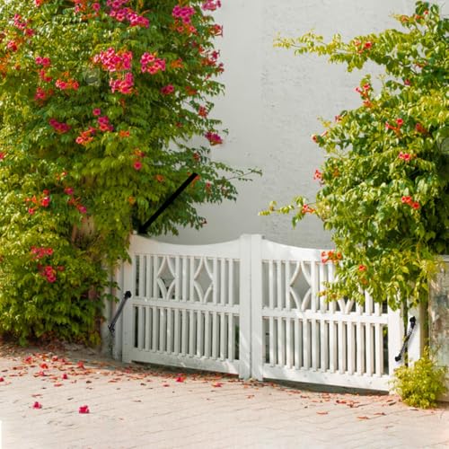 HOME MASTER HARDWARE 14" Gate Spring Self Closing Outdoor, Heavy Duty Gate Springs Black,Automatic Gate Closer for Wooden and Vinyl Fence, Adjustable Tension Door Springs to Close Door(Steel,2 Pack) - size: 14 Inch