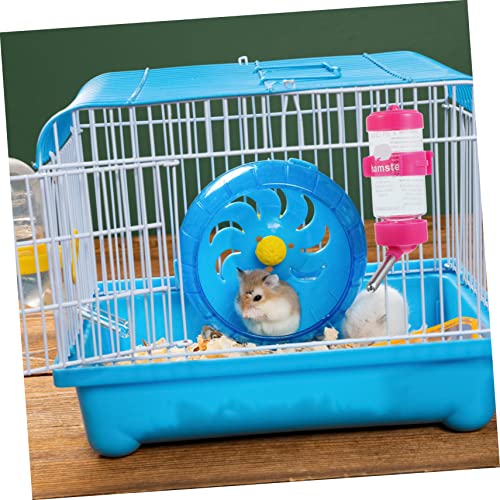 Happyyami 3Pcs Hanging Hamster Water Bottles Each Automatic Small Pet Waterer for Chinchillas Rabbits Guinea Pigs Easy to Clean Drinking Nozzle with Reversible Design