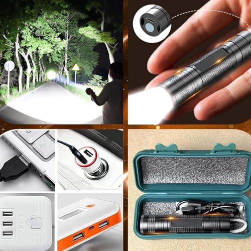 Rechargeable Egg Candler - LED Light Tester, Device with 3 Brightness Levels, Tool with Ergonomic Design, Poultry Farm Equipment, Hatching Monitor for Incubation Process