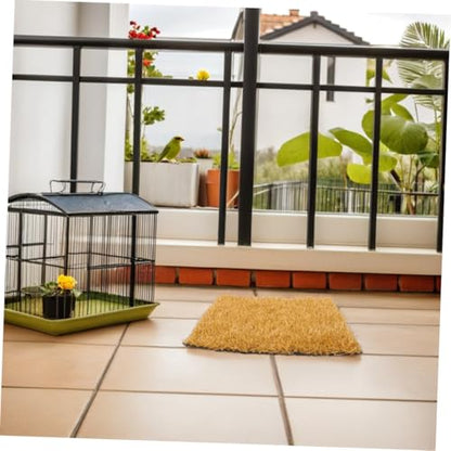 BESPORTBLE 4pcs Washable Artificial Grass Nesting Pads Reusable Bedding Liners for Hens Nest Box Mats for Egg Laying Sturdy Nesting Turf for Chicken