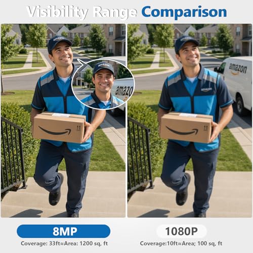 4K Security Cameras Wireless Outdoor with Local Storage Base,No Subscription Required,Solar-Powered,Home Security Cameras System with 360° Pan&Tilt,Auto Tracking,5G & 2.4G Router Compatible,1 Cam kit - size: 1 Cam kit