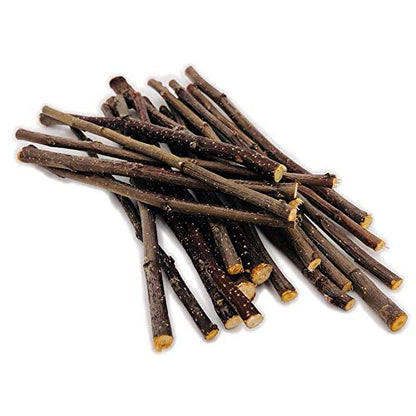 TAI JI Apple Sticks Small Animals Chew Toys for Chinchillas Guinea Pigs Rabbits Hamsters Squirrels (3.6oz(100g)) - size: 3.6 Ounce (Pack of 1)