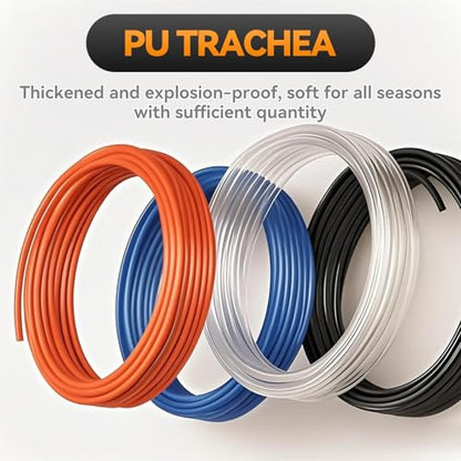 NAN;ACH PNEUMATIC Blue 8mm or 5/16 OD 5mm ID Polyurethane PU Air Hose Pipe Tube 10 Meter 32.8ft - color: Blue, size: 8x5mm/32.8FT/10M
