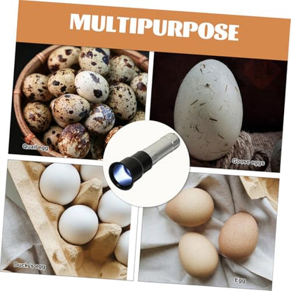 SUPVOX 2pcs Egg Incubation Kit Led Egg Tester Portable Candling Lamp for Chicken Duck Poultry Cold Lighting Equipment