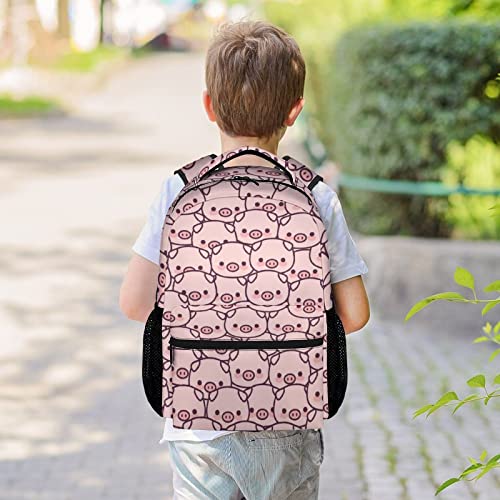 Pig Backpack Gifts, 16 Inch Cute Pig Bookbag Durable, Lightweight, Large Capacity, Funny Animal Backpack for School - color: Style-1
