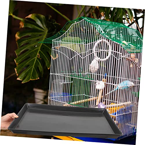 BESPORTBLE 2pcs Dog Crate Tray for Parakeet and Small Pets Potty Pan for Bunny Cage and Cat Litter Easy- Non-Leak Design - size: 46x30cm
