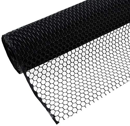 Tenax Poultry Fence 72120346 , 4' X 50', Black - color: Black, size: 4' x 50'