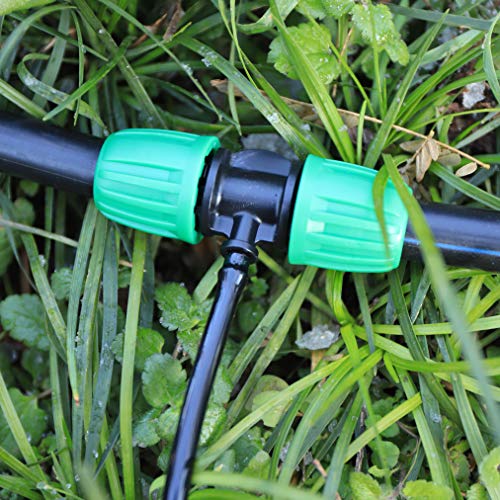 10 Pcs 1/2" to 1/4" Barbed Tee Connector, 1/2 Inch to 1/4 Inch Drip Irrigation Fittings Drip Line Reducer Tee Connectors 1/2" to 1/4" 3-Way Splitter Connectors for Garden Drip Irrigation System - size: 1/2 to 1/4 inch 3-Way