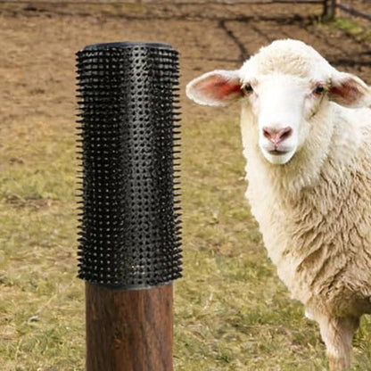 Brush Post for Horses | Itchy and Hair Moving - 2 Piece Horse Scraper for Livestock Equipment - for Livestock, Cows, Cattle, Dogs, Sheep, Farm, Stable, Barn, It is - size: L