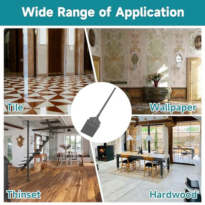 SDS-Max Shank 6 Inch Floor Scraper Chisel Bit - 6" Wide Blade Scraper 25" Long Alloy Steel Jack Hammer Drill Bit - Removal Tools for Tile Wallpaper Thinset Hardwood Adhesive Glue Linoleum - style: SDS-Max Shank