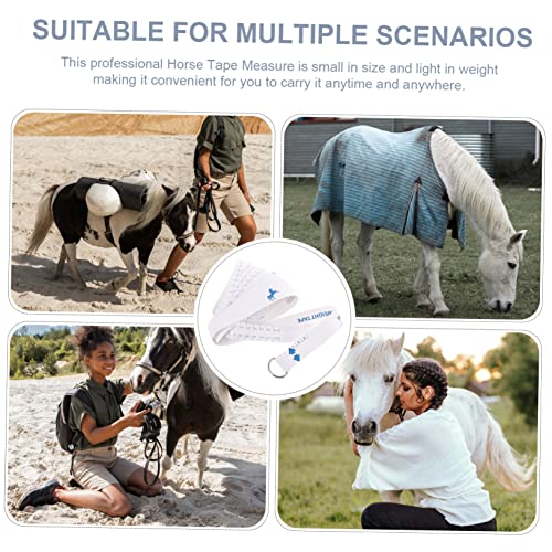 Housoutil Horse Measuring Tape for Livestock Measure Tape for Accurate Horse Height and Weight Measurement Portable and Reusable Farm Tool
