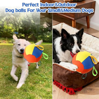 Heavy Duty Herding Ball for Dogs Horses Sheep, Inflatable Interactive Play Toy, Durable Training Exercise Ball for Pets Outdoor Activity (M:45CM) - size: M:45CM
