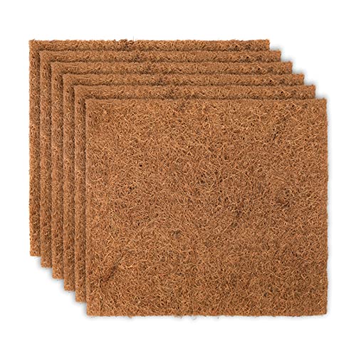 Chicken Nest Pad, 33 x 33 cm Washable Plastic Chicken Nest Box Liner,Chicken Nest Box,Chicken Nest Box Plastic Mat, Chicken Coop Bedding Liners Mat Laying Hen Nesting Box Pads for Hen Laying(6pcs) - color: 6pcs