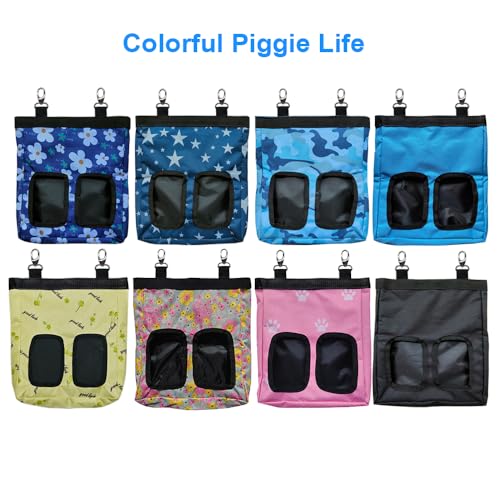 Guinea Pig Hay Feeder, Hanging Rabbit Hay Feeder Bag for Guinea Pigs Bunnies Chinchillas. Greencherries - color: Greencherries