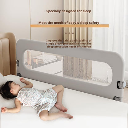 Baby Bed Rail Guard for Toddlers, Grey, Oxford Fabric, Iron Pipe, Rectangular, Swing Down Bedrail, Extra Tall Child Safety Side Railing for Crib, Twin, Full, Queen Bunk Size Bed (36 Inch) - size: 36 Inch