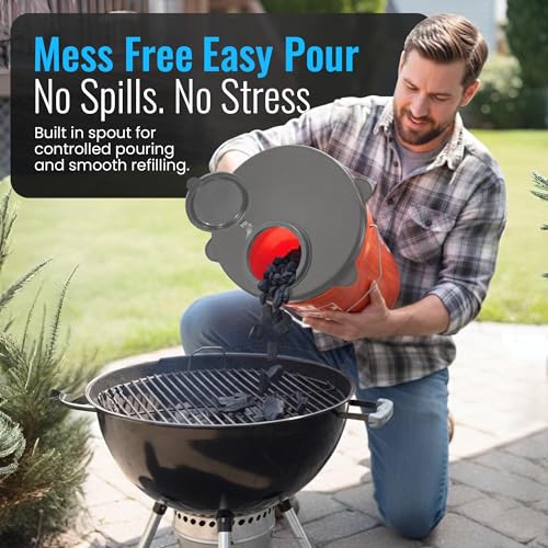 Skywin 5 Gallon Bucket Lid, Seal Lid, Wood Pellet Storage Containers, Bird Seed Container, Lump Charcoal Storage, Weather Resistant Rubber (Bucket Not Included) (Grey) - color: Gray