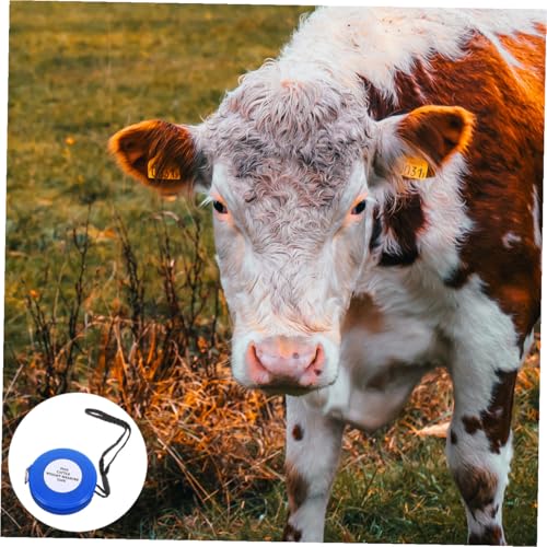 Animal Weight Tape Measure 2.5m Blue Multipurpose Goat Pig Cattle Measuring Tape for Livestock Girth and Weight Measurement Style