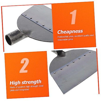 Multi-Functional Hand Shovel Long Handle Edging Shovel for Gardening Replacement Cleaning for Chicken Manure - size: 25X27X3.5cm