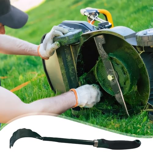 Mower Deck Scraper with Ergonomic Long Handle, Efficient Mower Deck Cleaning Tool, Long Handle Lawnmower Deck Scraper, Mower Cleaning Tool for Maintenance Cleaning Lawnmower