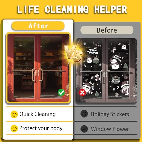 Floor Scraper Tool, Floor Scraper Long Handle Heavy Duty 16-62" Comes with 10 Metal Blade Suitable for Cleaning Labels on Tiles Windows and Floors Handle Comes with Soft Sponge