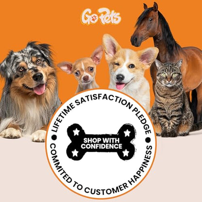 GoPets 2-in-1 Dematting Comb for Dogs, Pet Grooming Rake, Double-Sided Dog Brush for Shedding, Deshedding Brush for Cats, Undercoat Mat Dematting Tool for Long Haired Cats, Grooming Matting Hair - style: 2-Sided Dematting Comb