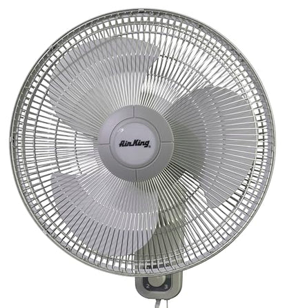Air King 9016 Commercial Grade Oscillating Wall Mount Fan, 16-Inch - size: 16 inch, style: Classic