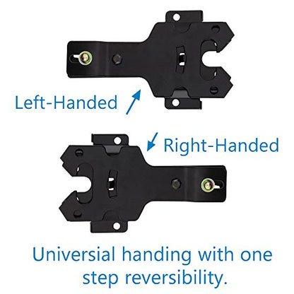 National Hardware N109-306 V8420 Deluxe Strap Hinge Gate Kit in Black (Pack of 5) - size: (Pack of 5)