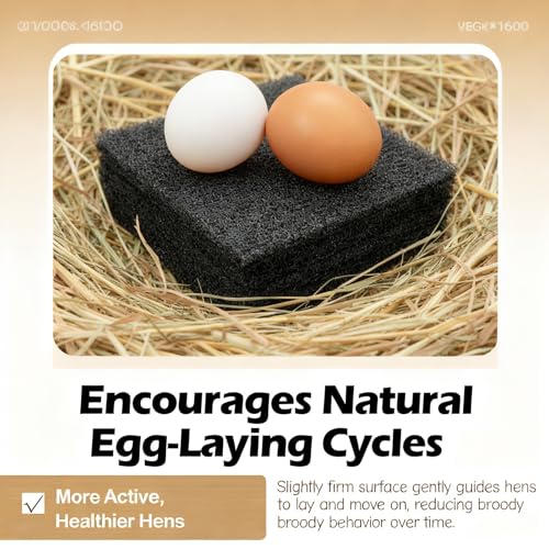 Chicken Nesting Box Pads | 4PC Washable Nesting Mats (12"x12") - Durable Plastic Coop Liners, Odor-Proof Chicken Bedding for Indoor/Outdoor Laying Boxes (4pack-Gray) - size: 4pack-Gray