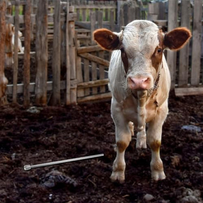 Calf Milk Feeder Tube, Cow Nursing Feeding Hose for Cattle, 16" Feeding Apparatus Replacement Tube for Lamb and Goat Bottle Feeder