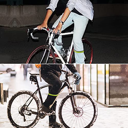 Reflective Trouser Pant Clip Pant Leg Cuff Bike for Night Cycling Easy to Use Cycling Wrap