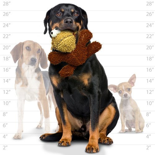 MIGHTY- Microfiber Ball Monkey – Made with Squeaker Balls and Minimal Stuffing. Strong & Tough. Interactive Play Dog Toy. Machine Washable & It Floats | Multiple Layers & Reinforced Seams , Washable and Floats , Mighty® Construction - color: Brown Monkey