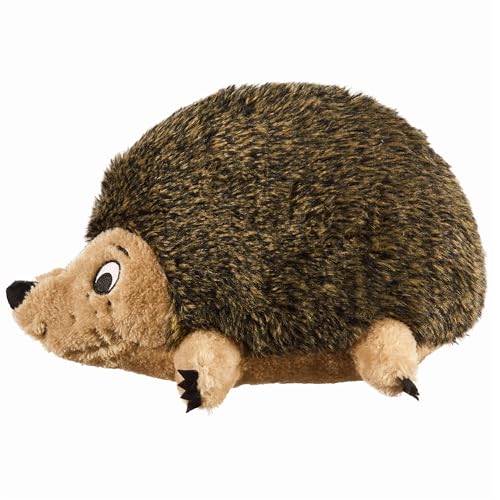 Outward Hound Hedgehogz Stuffed Dog Toy – Soft Plush Hedgehog, Grunts & Squeaks, Large, 12" x 6" x 7" - size: Large (Pack of 1)