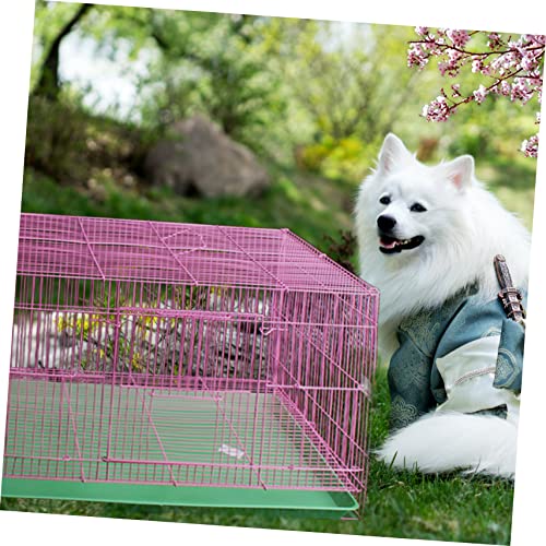 Yardwe Pet Toilet Chassis Replacement Tray for Animal Cage Heavy Duty Bedpan for Rabbit Chicken Small Pig Easy to Leakproof