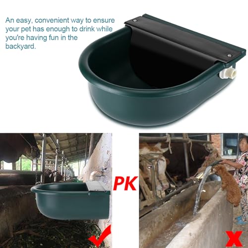 Livestock Water Trough Automatic Valve Water Trough Water Bowl Dispenser for Cattle Sheep Horse Animal Drinking Equipment
