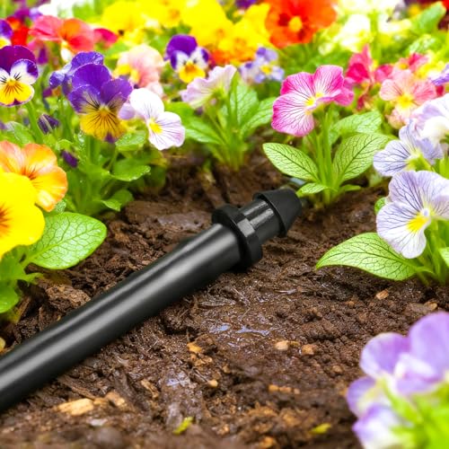 120 Pack Drip Irrigation 1/4" Barbed End Plug Fittings, Drip Line Barbed Goof Plug Connectors for 1/4 Inch Irrigation Tubing Micro Irrigation Connection Parts for Garden Sprinkler Systems - size: 1/4 Inch Plug-60P