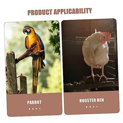 balacoo 1set Xylophone Chicken Perch Roosting Bar and Swing Accessories for Parrots Cockatiels and Birds Encourages Play and Physical Activity Coop