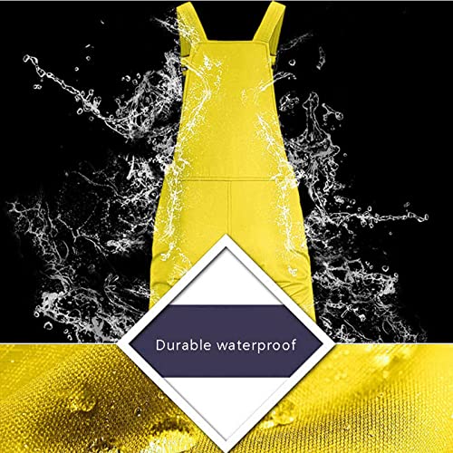 Yoawdats Women's Ski Snow Bibs Pants Insulated Water Resistant Winter Skiing Overalls Ripstop Windproof Snowboard Jumpsuits - color: Yellow, size: Small