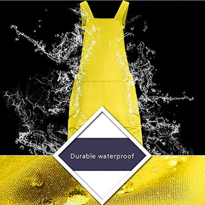 Yoawdats Women's Ski Snow Bibs Pants Insulated Water Resistant Winter Skiing Overalls Ripstop Windproof Snowboard Jumpsuits - color: Yellow, size: Large