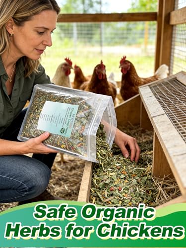 Chicken Nesting Herbs for Outdoor Indoor Chicken Coop - 20OZ Natural Egg-Laying Box Feed Herbs for Freshening Bedding Promote Egg Production - size: 20oz