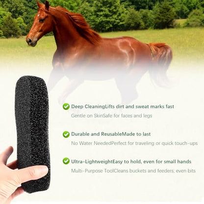 Body Sponge for Horse Washing and Massage,Horse Grooming Sponge Brush & Bathing Supplies